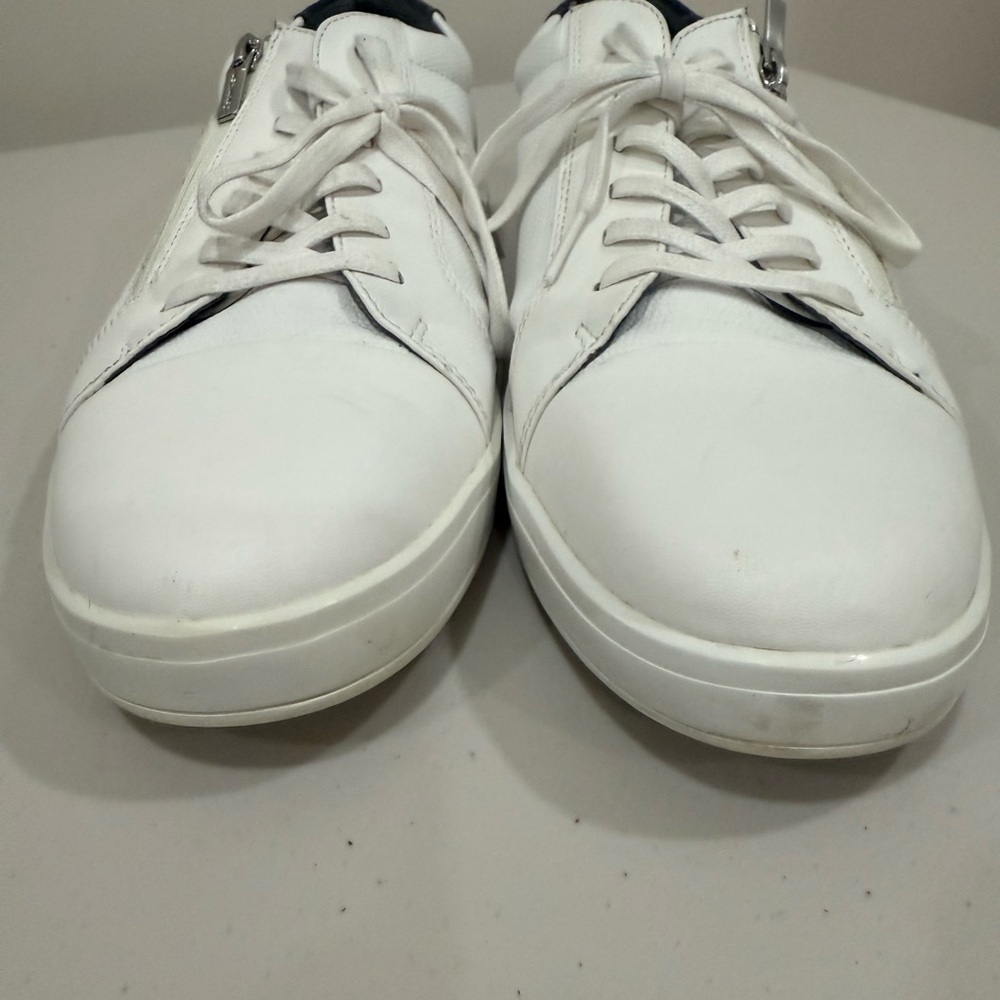 Calvin Klein Ibrahim Leather White Men Shoes Trainers Size 12 Casual View 6